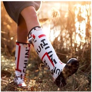 Hunter Exploded Logo Rain Boots